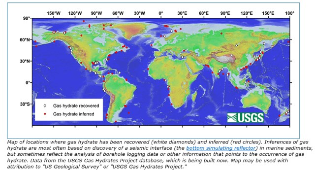 Figure 102- Methane Hydrates Deposits